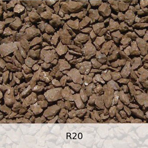 R20 - Diabas Schotter starke Rostpatina -  Spur 1 R20 - Diabas Schotter starke Rostpatina -  Spur 1